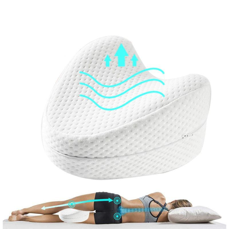 Kit Travesseiro Para Postura Pernas Pés Dormir Joelhos Almofada Ortopédico