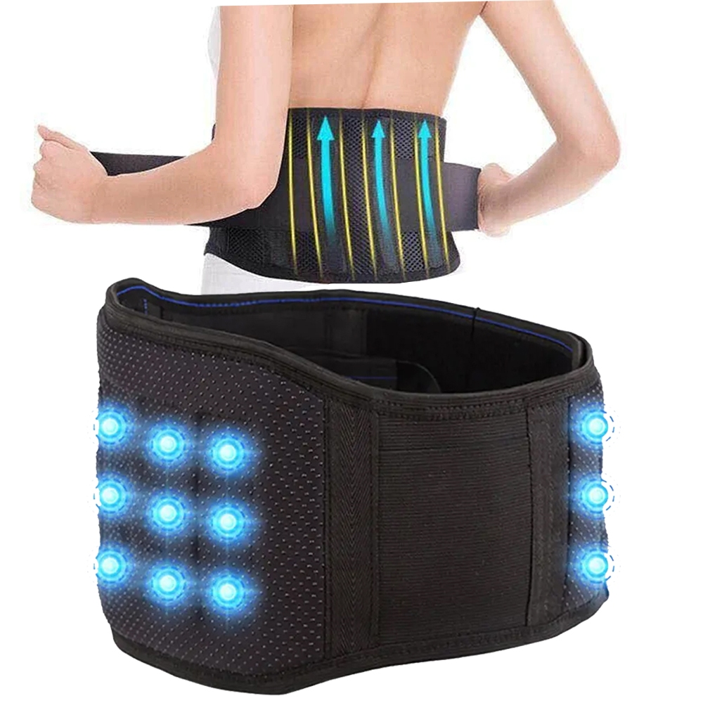 Cinta Lombar Magnética Turmalina Emagrece Ciatico Hernia de disco Alivio Dor Auto-aquecimento
