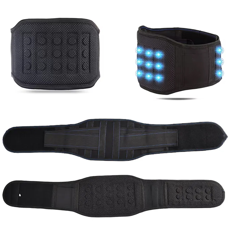Cinta Lombar Magnética Turmalina Emagrece Ciatico Hernia de disco Alivio Dor Auto-aquecimento