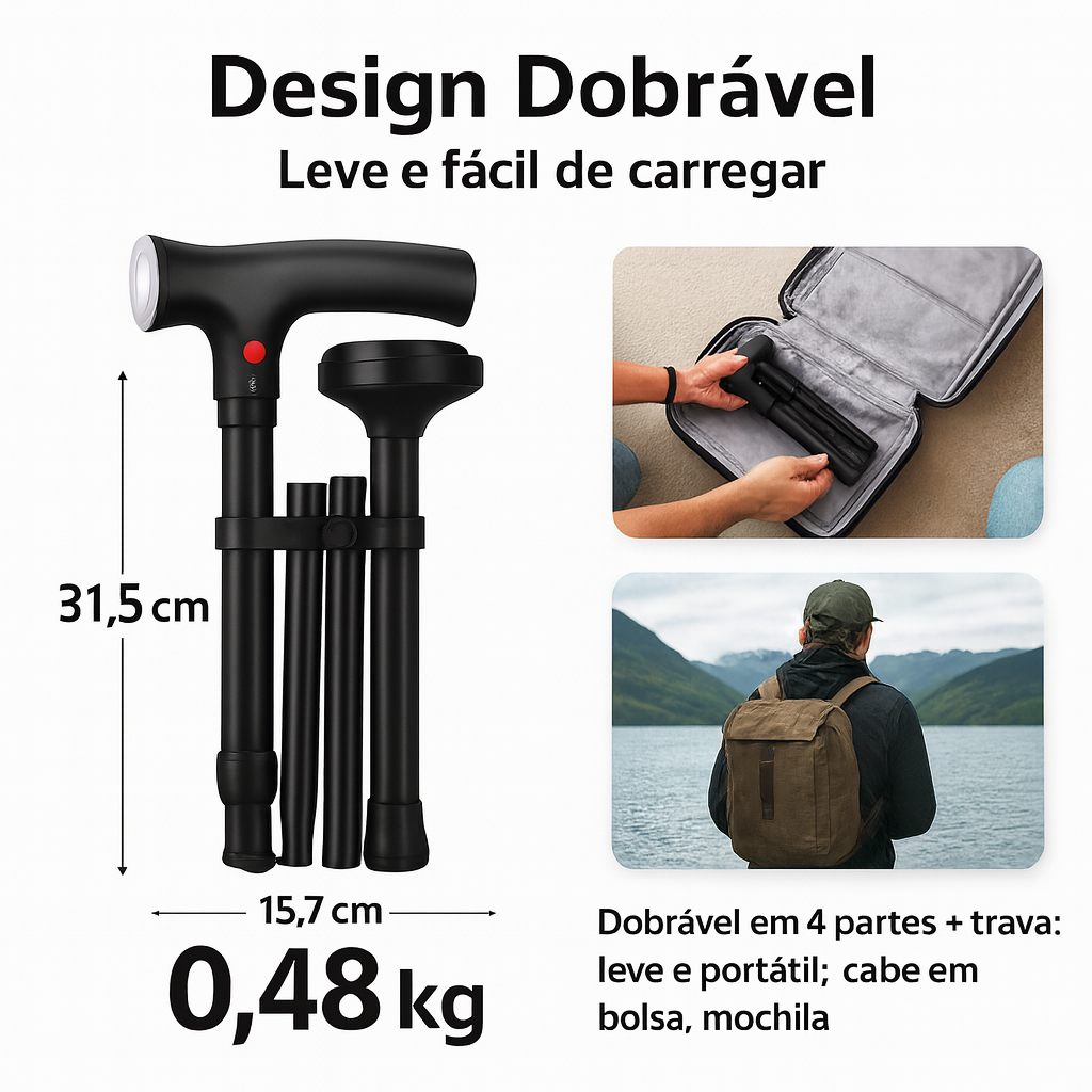 BENGALA SMARTLIGHT Com SOS