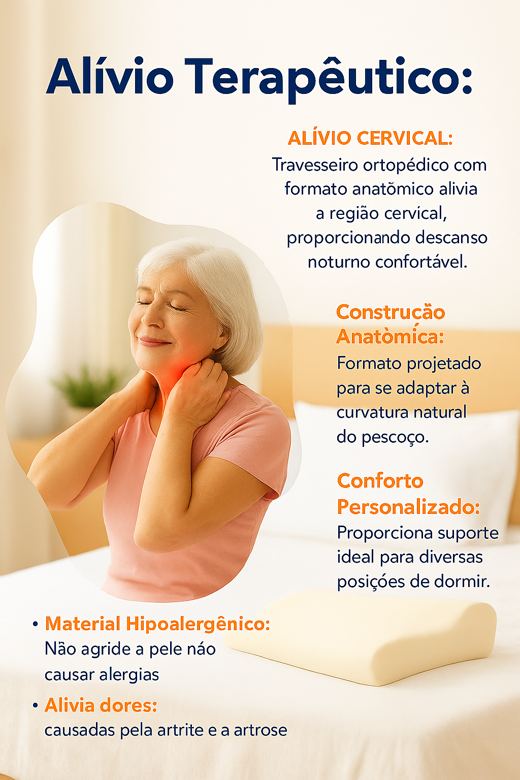 TRAVESSEIRO ANTI RONCO