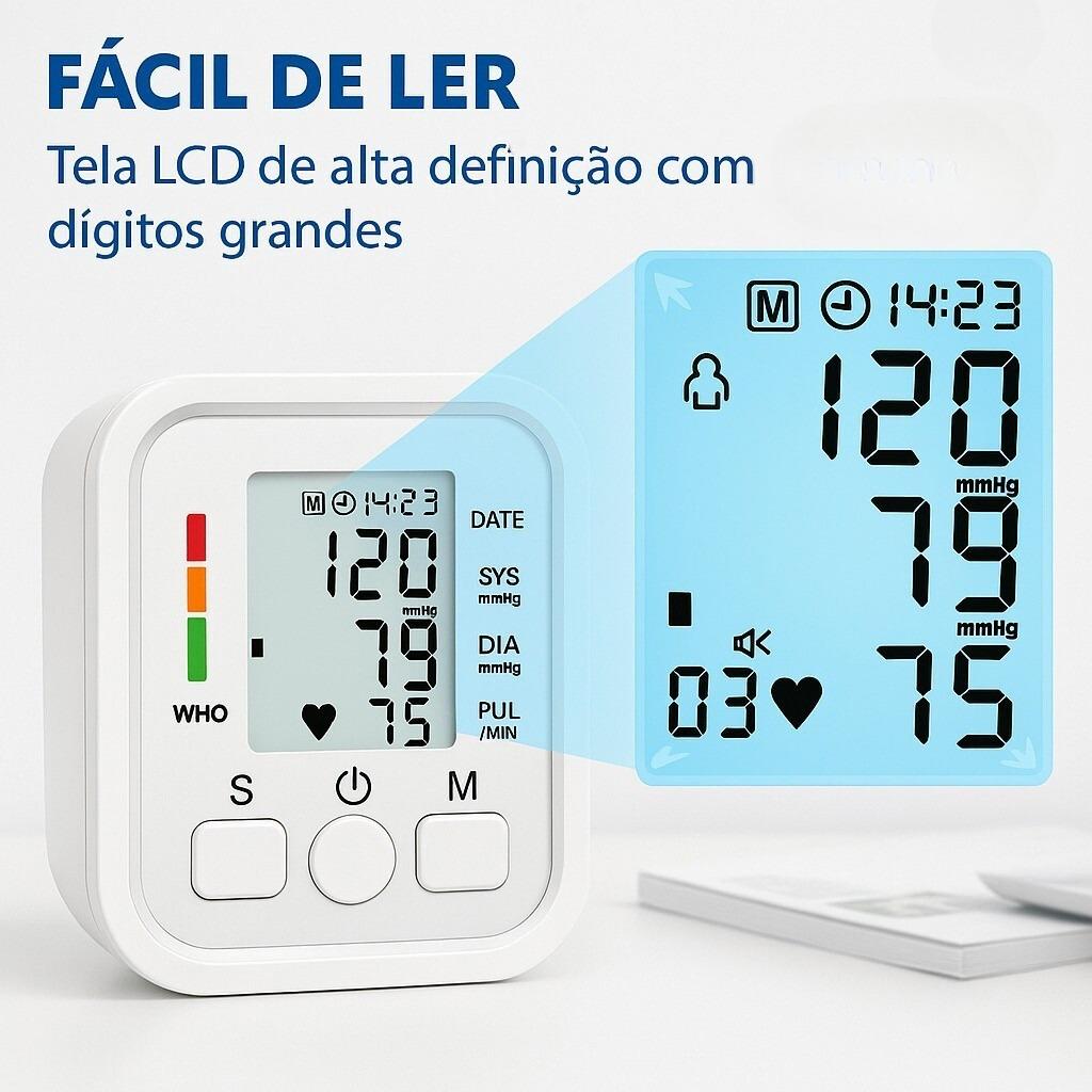 MEDIDOR DE PRESSÃO VITALPRESS COM VOZ