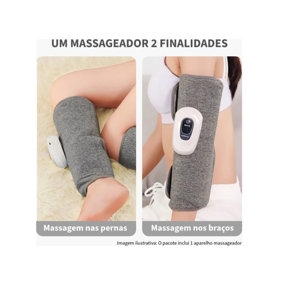 Massageador De Pernas Com Aquecimento Por Compressão De Ar 3032