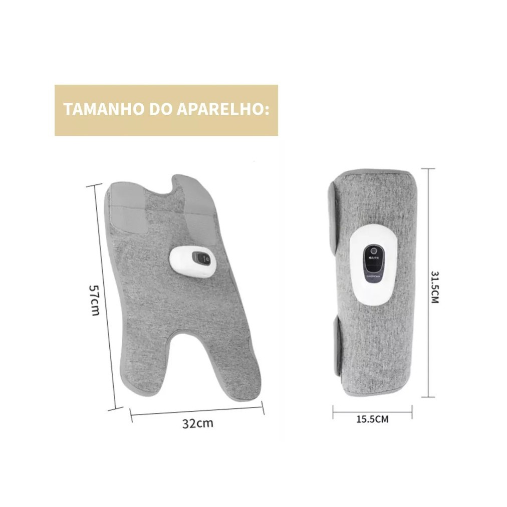 Massageador De Pernas Com Aquecimento Por Compressão De Ar 3032